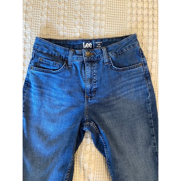 Lee Blue Capris Classic Denim Style - Picture 12 of 12